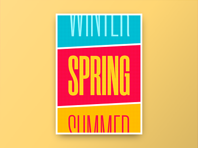 Poster - Spring blankposter blankposter.com poster type vector