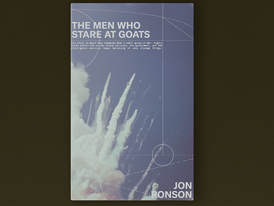 The Men Who Stare at Goats book book cover book jacket bookcover cover design digital art