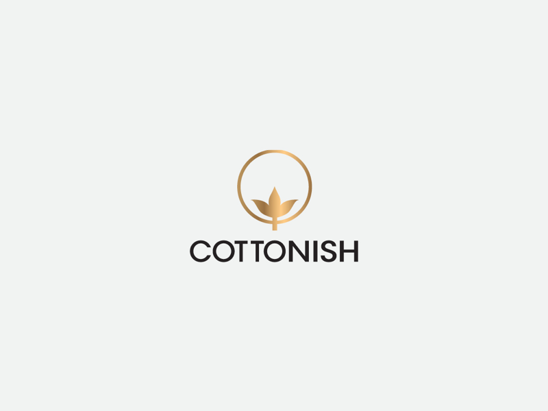 Cottonish logo creativity branding minimal logo design cottonish