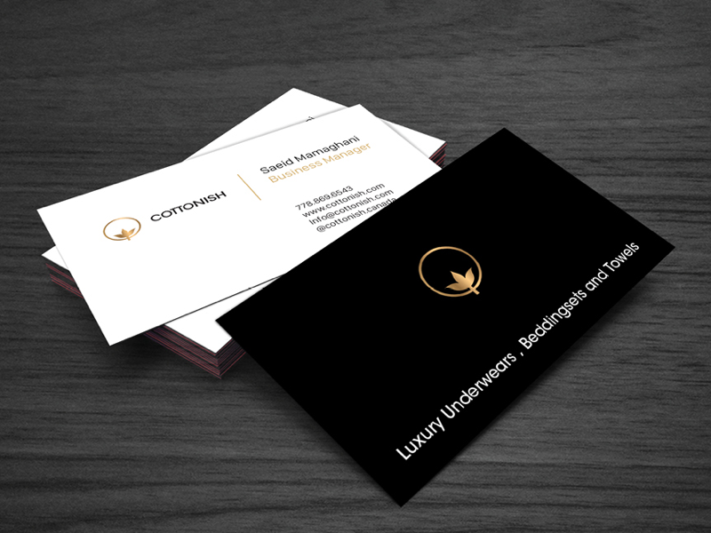 Cottonish Business card stationery cottonish business card branding minimal