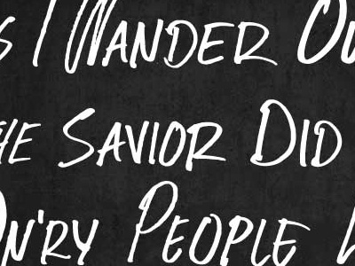 Wander / Savior / People hand lettering illustration lettering sketch texture