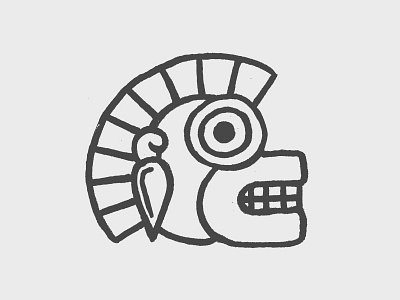 Ozo aztec hand illustration monkey ozo