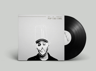 Pop the Cork Sleeve graphic design music vinyl cover