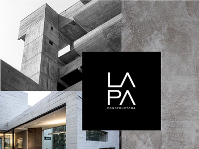 lapa constructora design logo typography