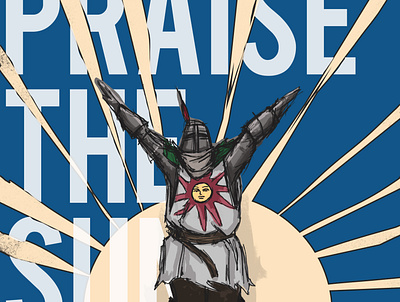 PRAISE the sun illustration tradicional