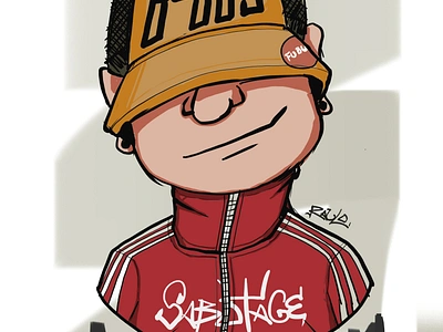 bboy concept art illustration tradicional