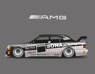 DTM 190e sonax adobe illustrator art artdecor creative design durban graphicdesign illustration south africa vector vectorart