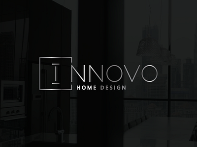 Innovo Home Design - Branding and Website Design 2/3 black and white brand branding bw interior design logo logo design minimalist