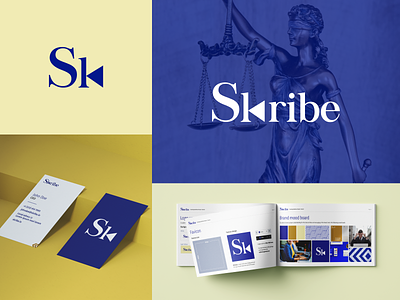 Skribe - Branding app app logo brand brand design brand designer branding lawyer legal logo logo design logo designer minimalism startup