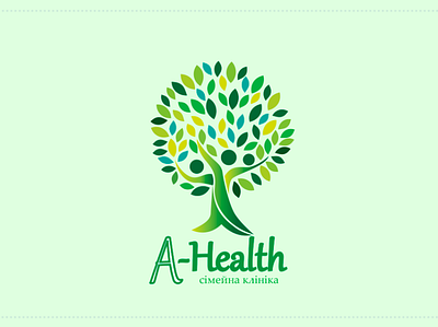 Green Tree Logo branding design graphic design green health illustration logo tree typography vector