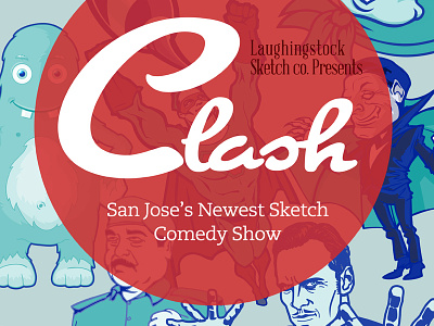 Clash Sketch Poster comedy poster sketch