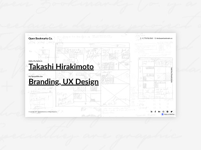 CV by Webflow | Takashi Hirakimoto