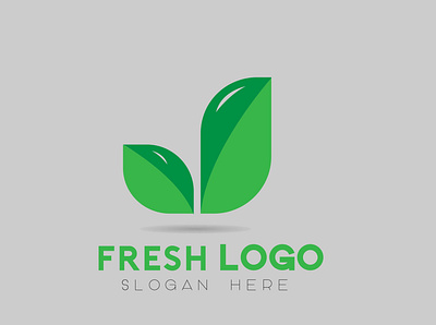 Fresh Logo app branding design fashion flyer freelance graphic design icon illustration logo paper