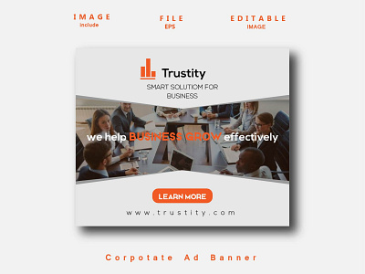 Corporate ad banner