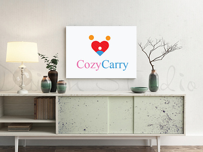 cozy carry app baby baylove branding character design child children childrens christmas design father logo logodesign logoicon logotype love mom mother parent parents