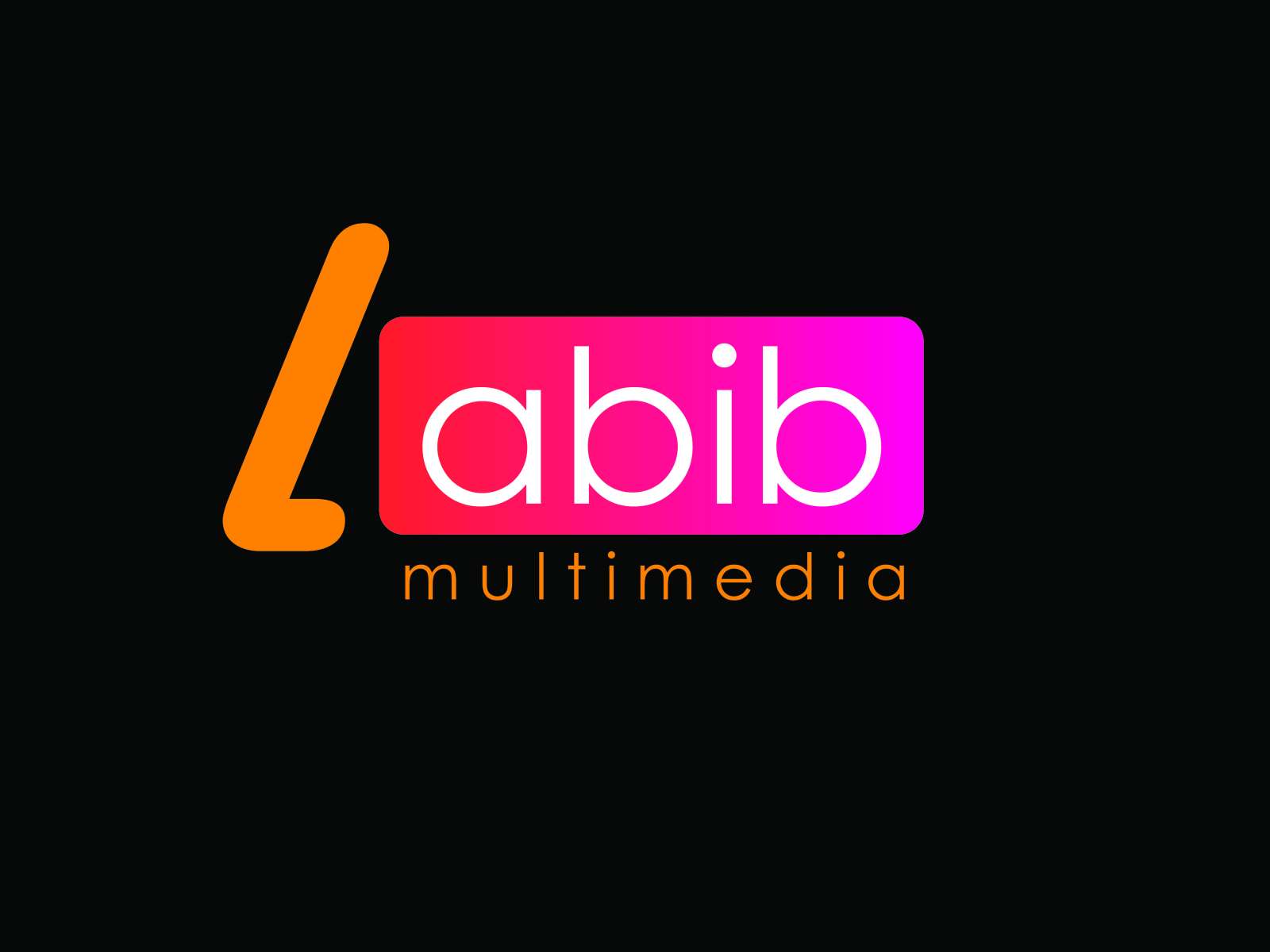 Labib Multimedia Logo By Ahsanul Hoq On Dribbble