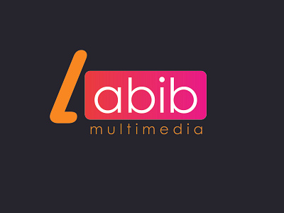 Labib multimedia Logo app branding design fashion flyer freelance logo logo design logodesign logos logotype logotype design logotype designer logotypedesign logotypes love