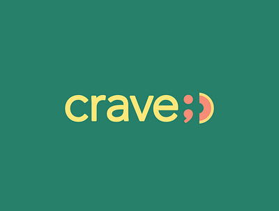 Crave Cantaloupe Logo branding cantaloupe logo melon smile