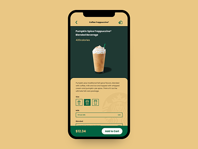 Starbucks Redesign Mobile App