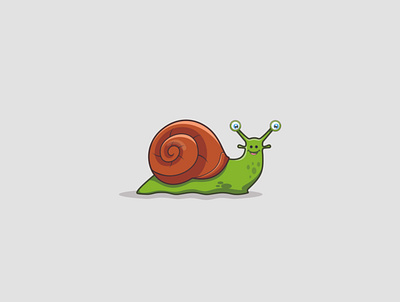 Snail animation branding design icon illustration logo logo design logotype typography web