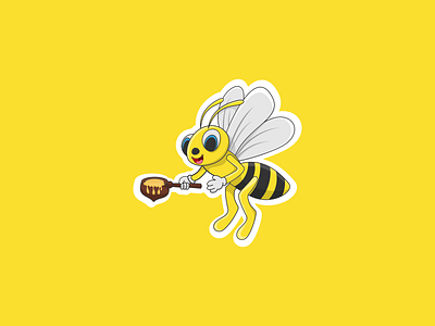 bee animation branding design icon illustrator logo logo design logotype minimal typography