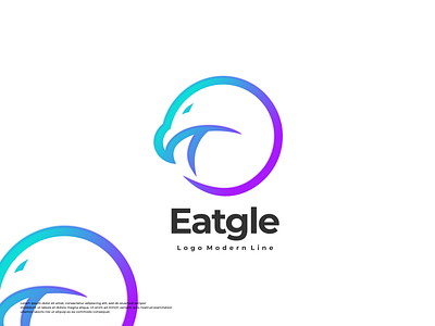 eagle logo animation app branding design icon illustration logo logo design logotype typography