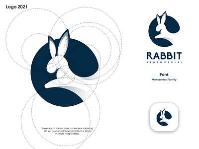 Rabbit Logo branding design icon illustration logo logo design logotype ui ux vector