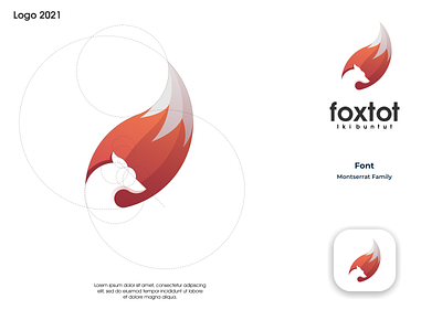 foxtot branding design fox icon illustration logo logo design logotype ui ux vector