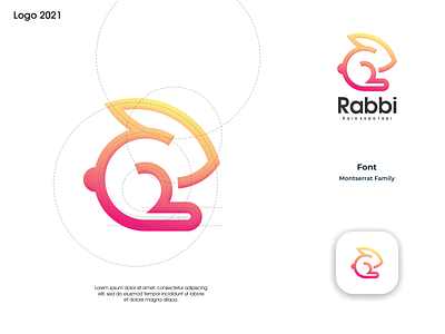 rabbi logo branding design icon illustration logo logo design logotype ui ux vector