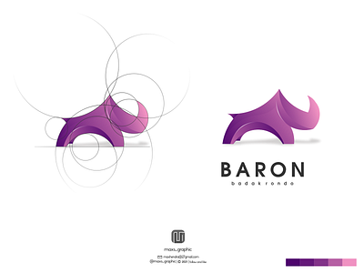 baron logo branding design icon illustration logo logo design logotype ui ux vector