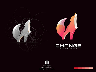 Change logo branding design icon illustration logo logo design logotype ui ux vector