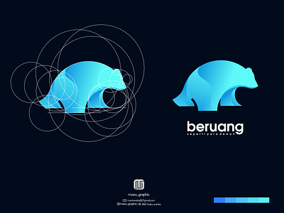 beruang logo branding design icon illustration logo logo design logotype ui ux vector