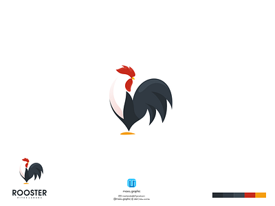 rooster logo branding design icon illustration logo logo design logotype ui ux vector