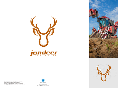 jondeer logo brand branding design graphic design icon illustration illustrator logo logo design logo templet logotype minimal typography vector