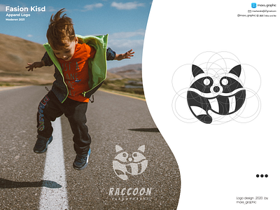 Raccoon logo branding design icon illustration logo logo design logotype vector