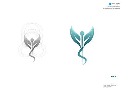 MEDICAL NATURE LOGO branding design icon illustration logo logo design logotype medical nature vector
