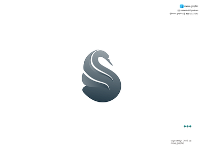 Swan Logo branding design icon illustration logo logo design logotype vector