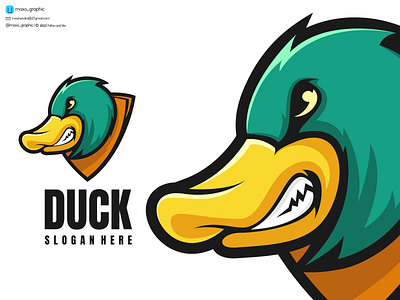Duck Mascot Logo