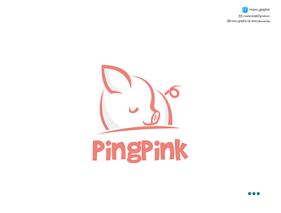 Pingpink Logo branding design icon illustration logo logo design logotype vector