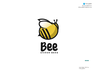 Bee Logo branding design icon illustration logo logo design logotype vector