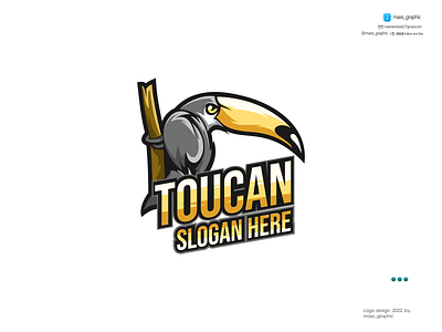 Toucan Mascot Logo branding design icon illustration logo logo design logotype vector