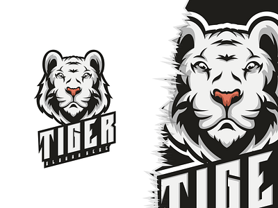 Tiger Mascot Logo animation branding design graphic design icon illustration logo logo design logotype vector