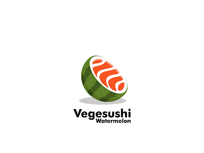 Vegesushi Logo branding design graphic design icon illustration logo logo design logotype vector