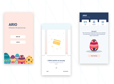 Loyalty Program App app design ui