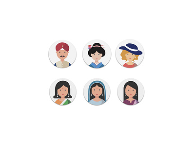 Flat Character Icon