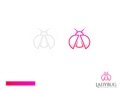 Ladybug Logo 3d app brand branding colorful design elegant graphic design identity illustration ladybug lettering logo nature ui vector