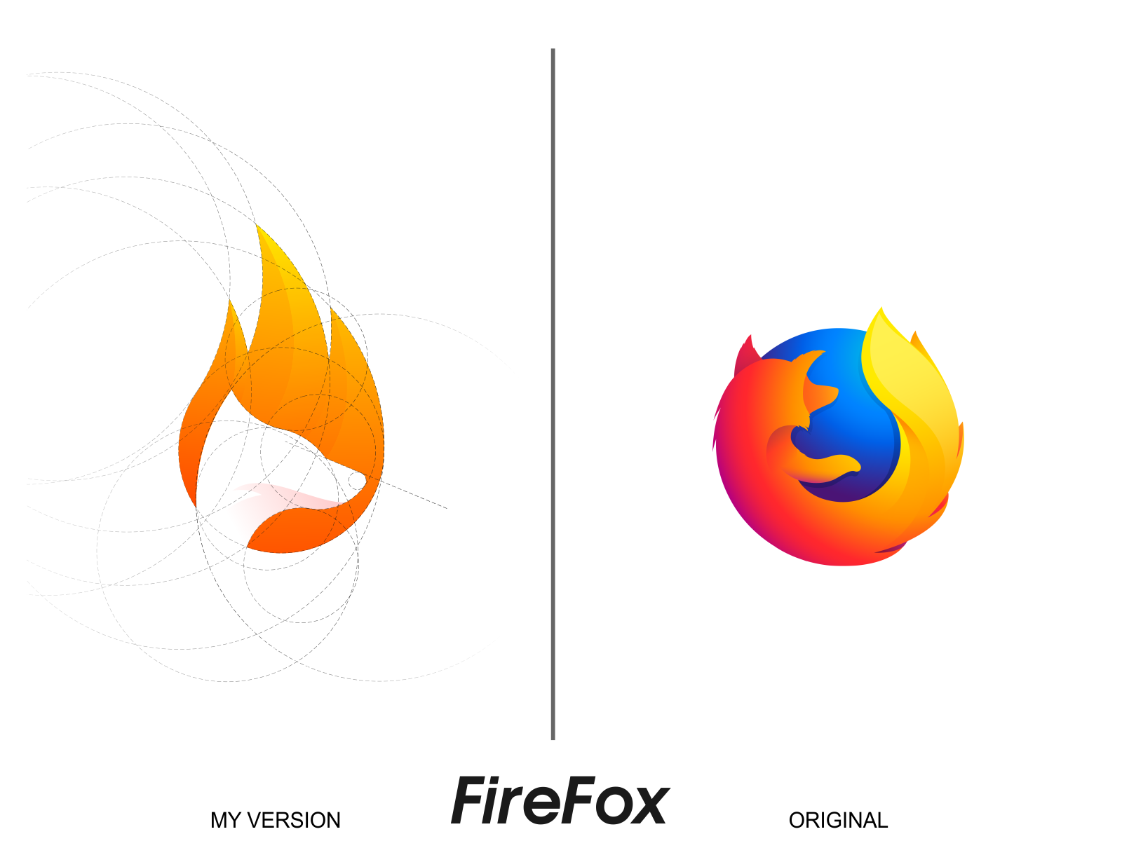 FireFox Logo Redesign by Flashlogo Studio on Dribbble