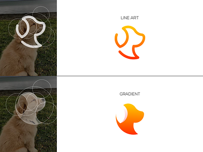 Orange Dog Logo animal app brand branding clean design dog graphic design identity illustration lettering logo minimal minimalist modern pet simple vector