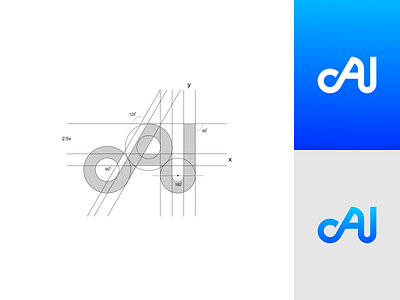AJ Logo app brand branding clean corporate design graphic design identity illustration initial lettering logo minimal minimalist simple vector