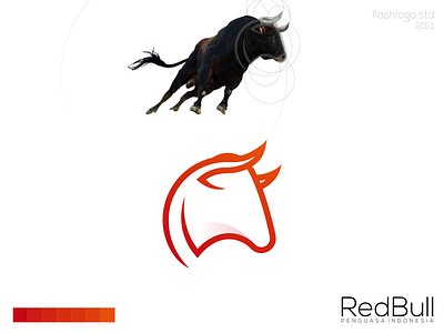 Red Bull Logo By Flashlogo Studio On Dribbble